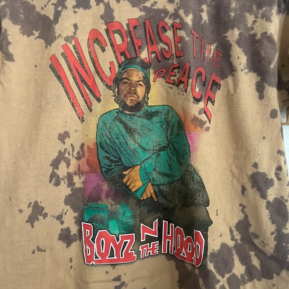 Boys In The Hood Ice Cube Graphic Crew Neck Tee - Picture 2 of 5